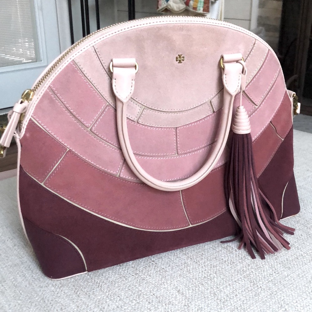 EUC Tory Burch suede purse